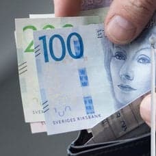 Plånbok, svensk flagga