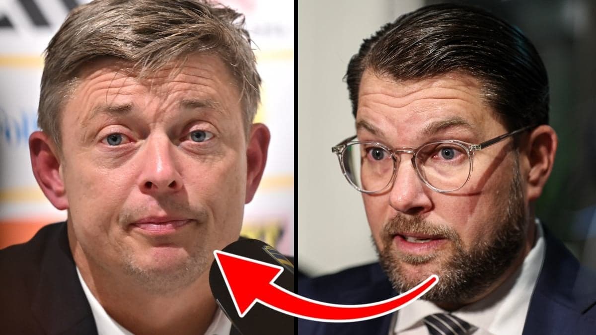 Jon Dahl Tomasson och Jimmie Åkesson.
