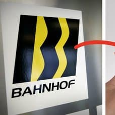 Bahnhof skylt vänster. En mobil med Flashback-forum på skärmen till höger.