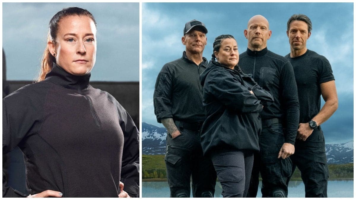 Petra Malm och instruktörerna i Elitstyrkans hemligheter: Bella, Pam, KP och Slam