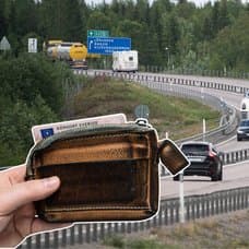 Körkort, bilar, man