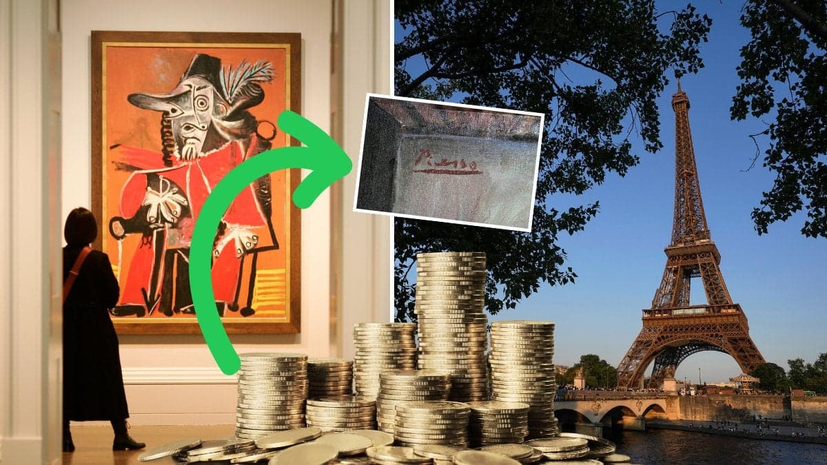 Picasso tavla och eifeltornet.