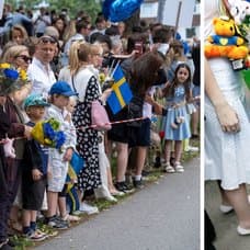 Skolavslutning och studentfirande.