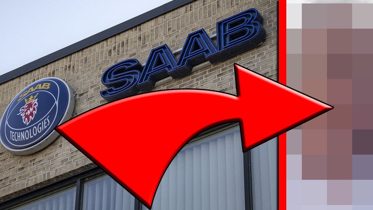 En Saab-topp uthängd på Dumpen