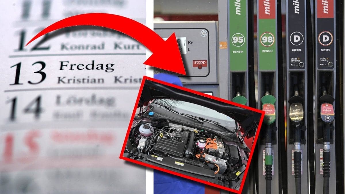Kalender och bensinmack