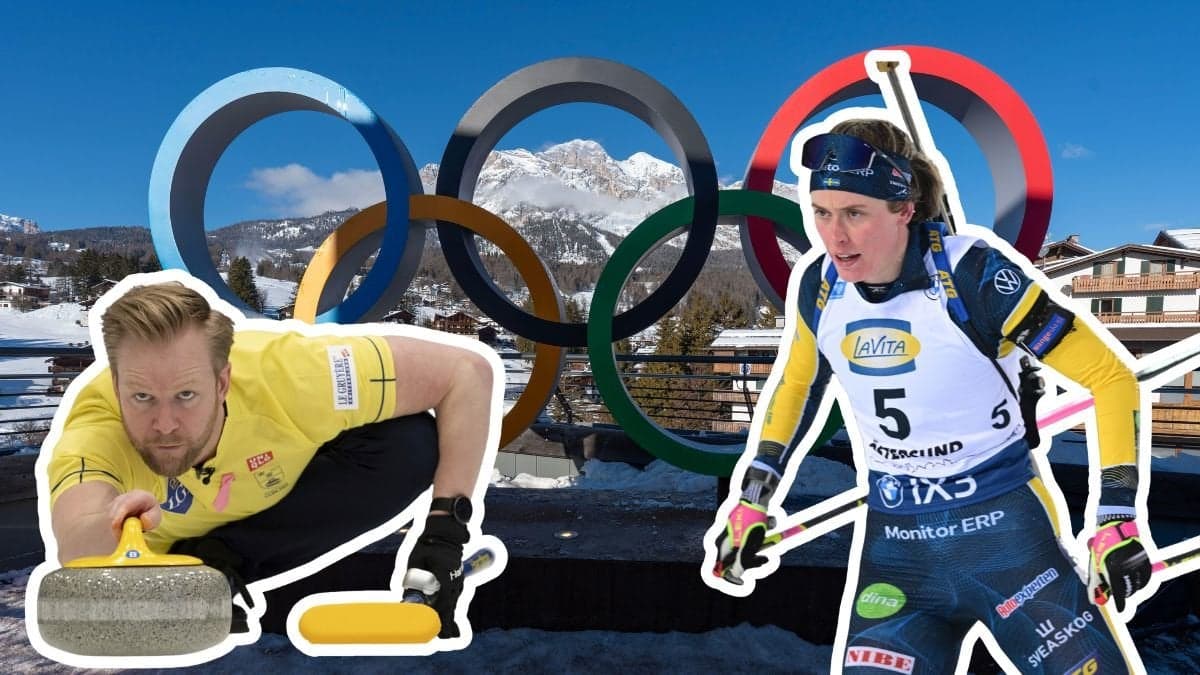 Niklas Edin, OS-ringarna i Milano Cortina och Elvira Öberg