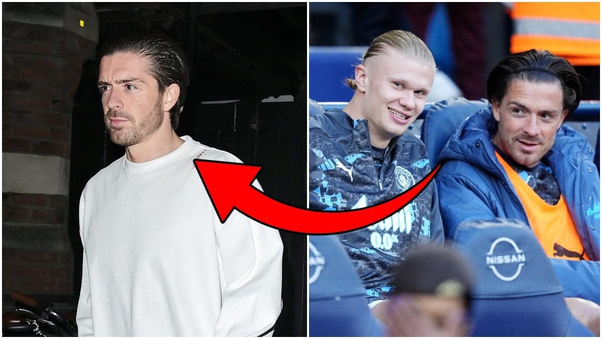 Erling Haaland och Jack Grealish