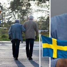 Sambor och en man som skriver testamente.