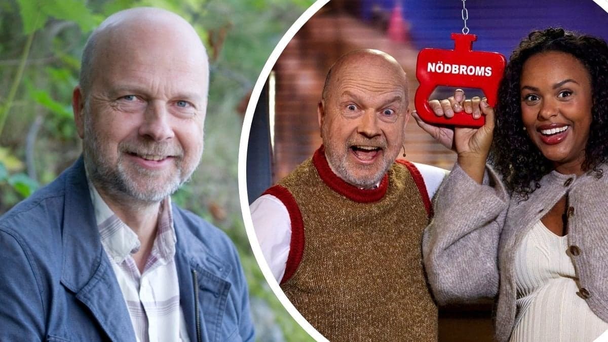 Gunnar Bolin och Gunnar Bolin tillsammans med Amie Bramme Sey i På Spåret 2025-2026