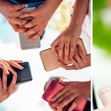 Mobiler och BankID-appen.