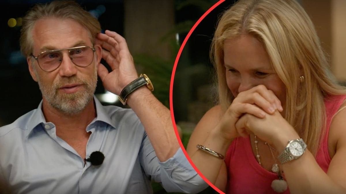 Anja Pärson och Peter Forsberg i Mästarnas mästare. 