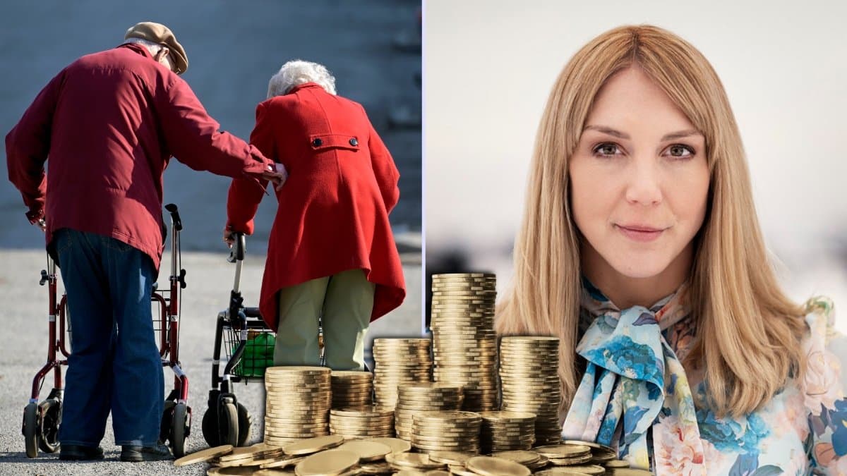 Pensionärspar, ekonomen Frida Bratt.