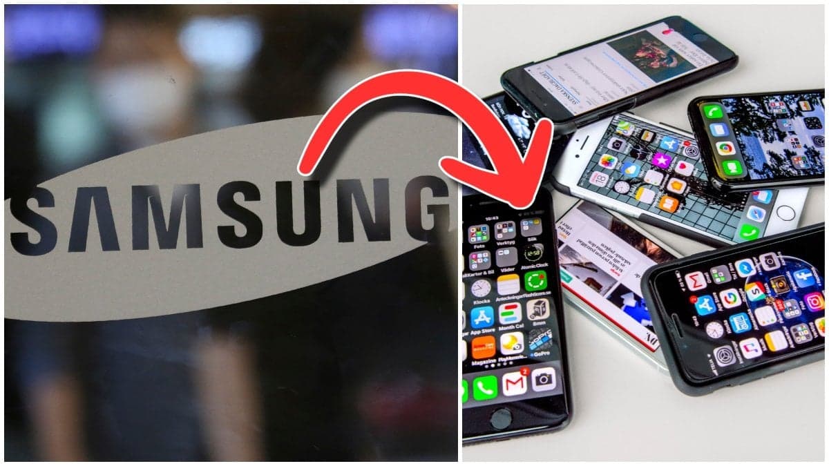 Samsungmärke och mobiltelefoner.