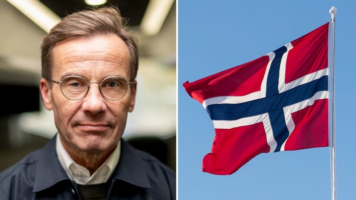 Ulf Kristersson skickar en känga till Norge.
