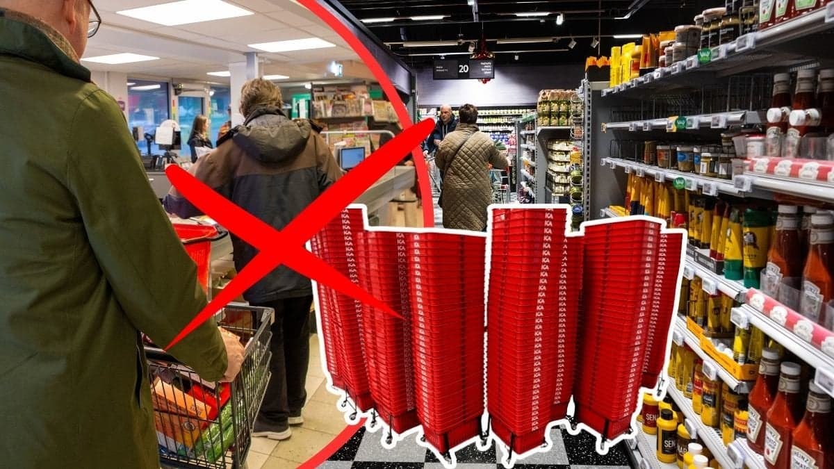 Mataffär, kundkorgar