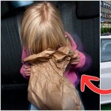 Åksjuk i bilen och en elbil som laddas