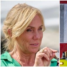 Anne Lundberg och en trafikolycka-skylt