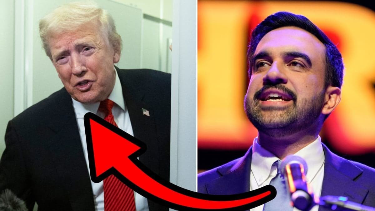 Donald Trump och New Yorks tillträdande borgmästare Zohran Mamdani.