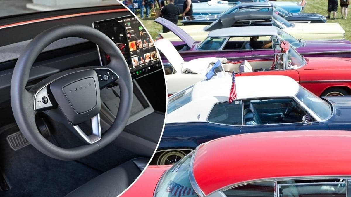 Bilder på amerikanska bilar.