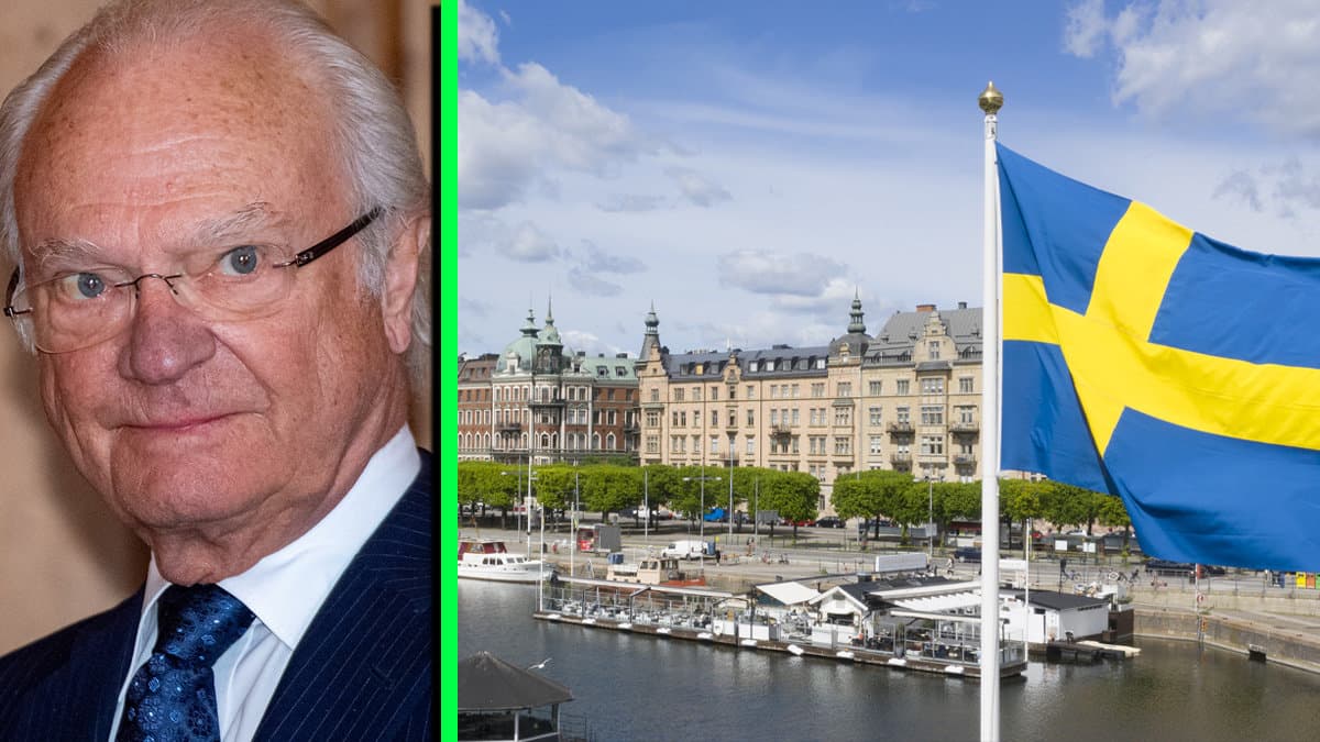 Kung Carl XVI Gustaf och Strandvägen