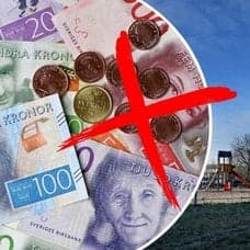 pengar, lägenhet, bekymrad kvinna. 