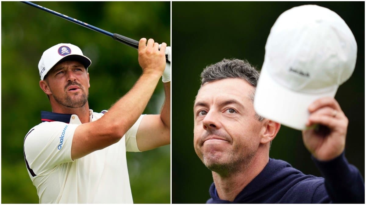 Bryson DeChambeau och Rory McIlroy