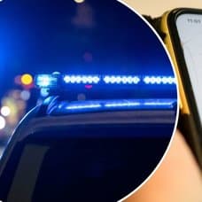 Bild på blåljus och BankID.