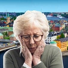 Pensionär, kryss, pengar, stockholm 