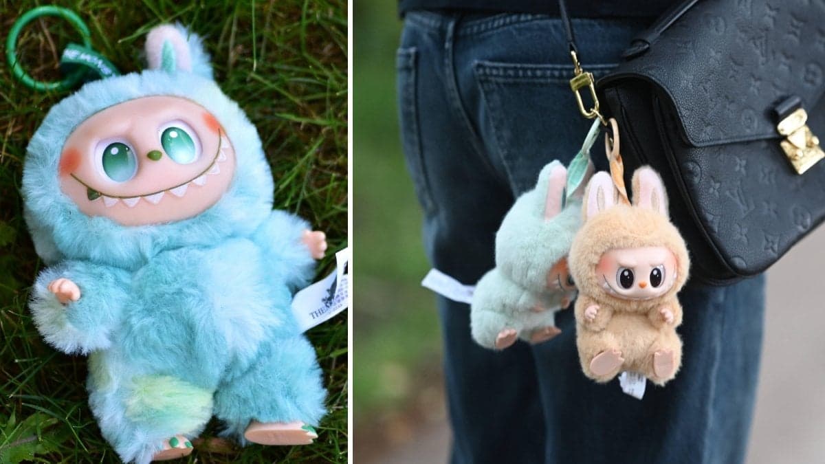 Bilder på Labubus och Lafufus.
