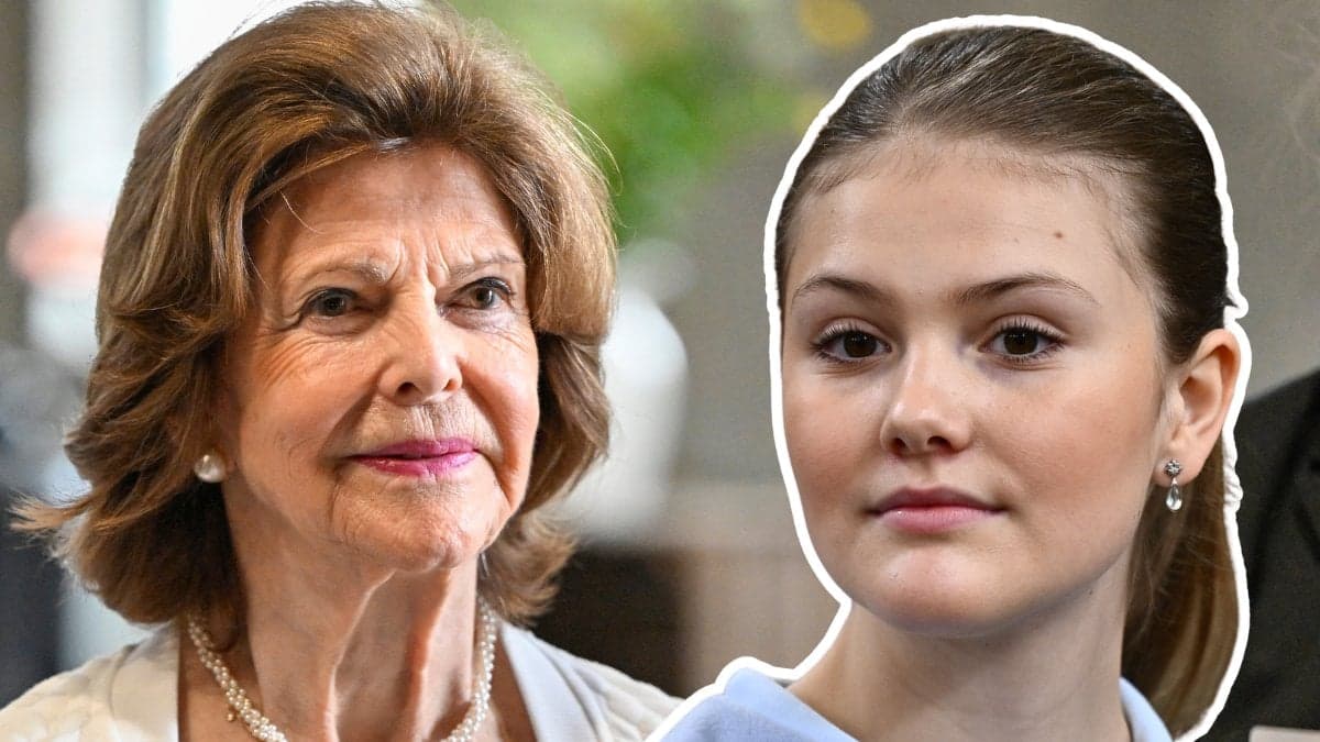 Drottning SIlvia och prinsessan Estelle