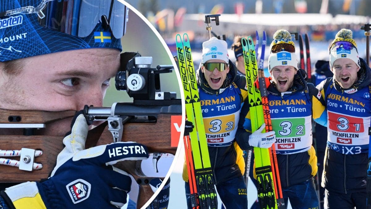 Svenska herrstafettlaget.