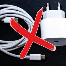 USB C sladd och ett eluttag