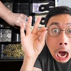 Kassa och miniräknare.