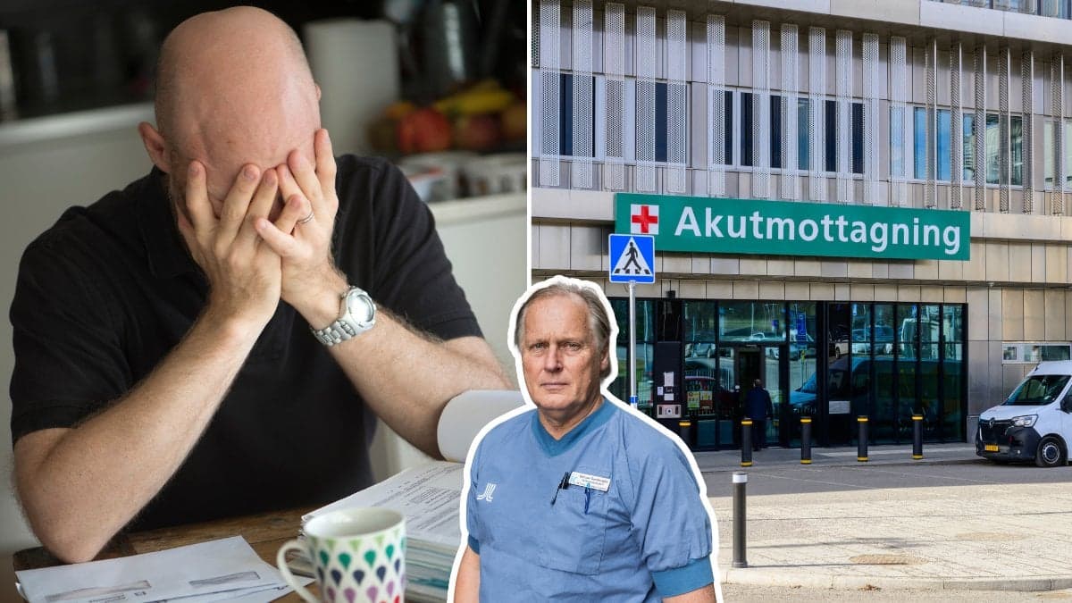 Bild på akutmottagning och läkare 