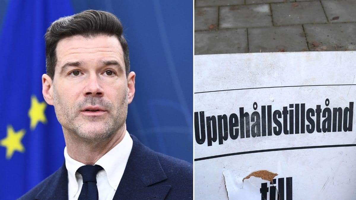 Migrationsminister Johan Forssell (M).