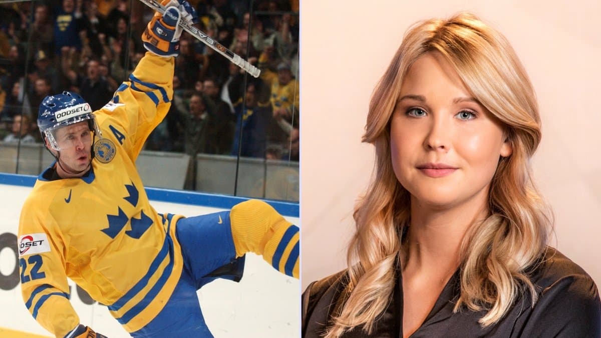 Ulf Dahlén i Tre Kronor och Johanna Dahlén.