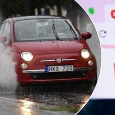 Bilder på Blockets hemsida och en bil.