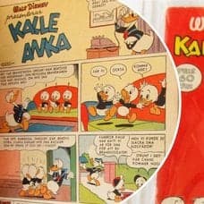 Bild på en Kalle Anka-tidning.