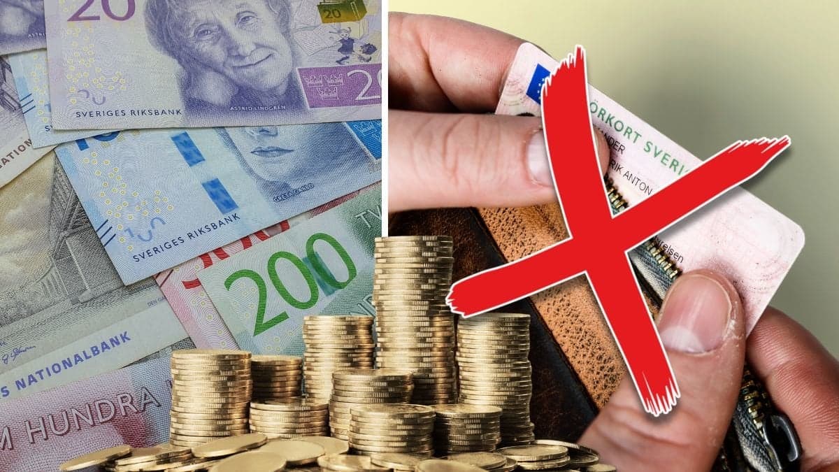 Pengar och körkort.