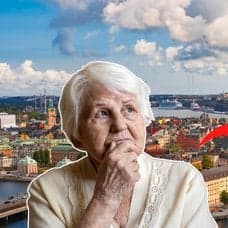 Stad, kvinna, pil, pengar