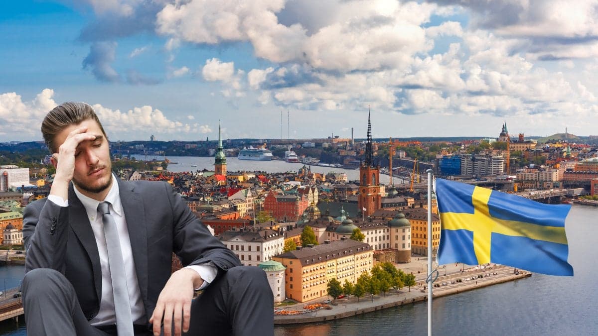 Man, flaga, Sverige