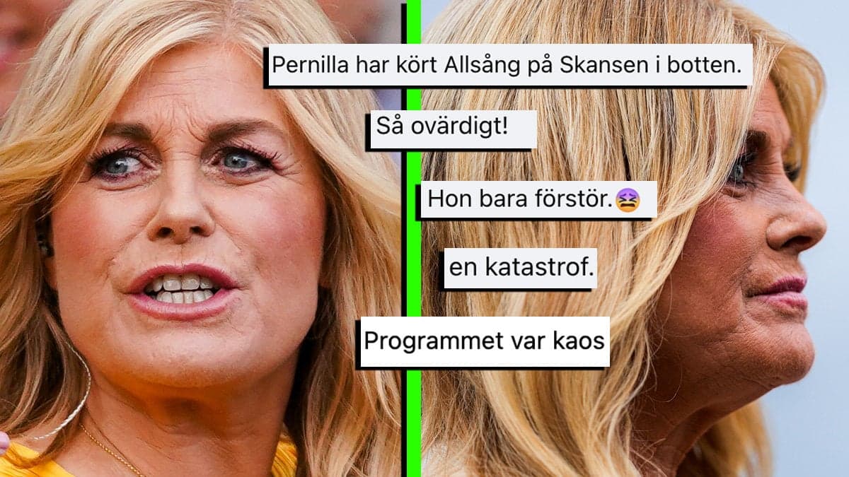 Pernilla Wahlgren och Allsång på Skansen