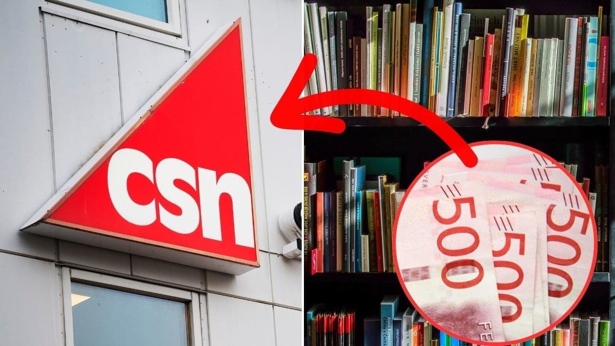 CSN, bibliotek, pengar