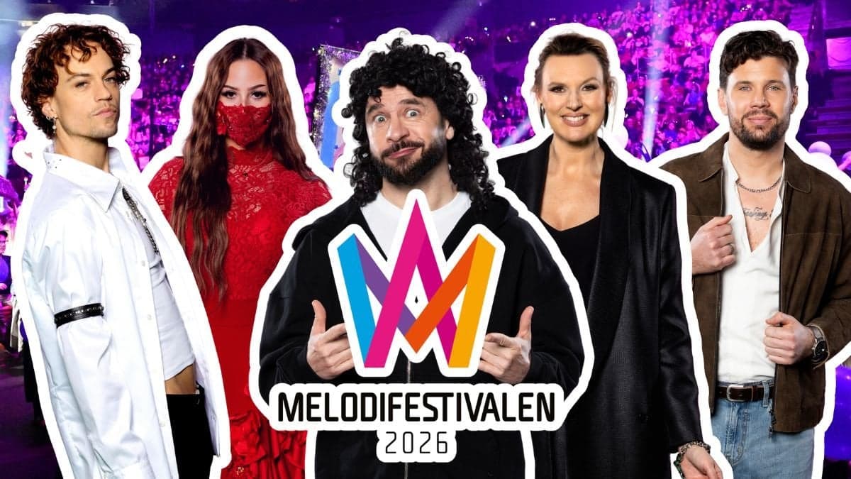 Greczula, Felicia, Lilla Al-Fadji, Sanna Nielsen och Robin Bengtsson tävlar allihop i finalen av Melodifestivalen 2026