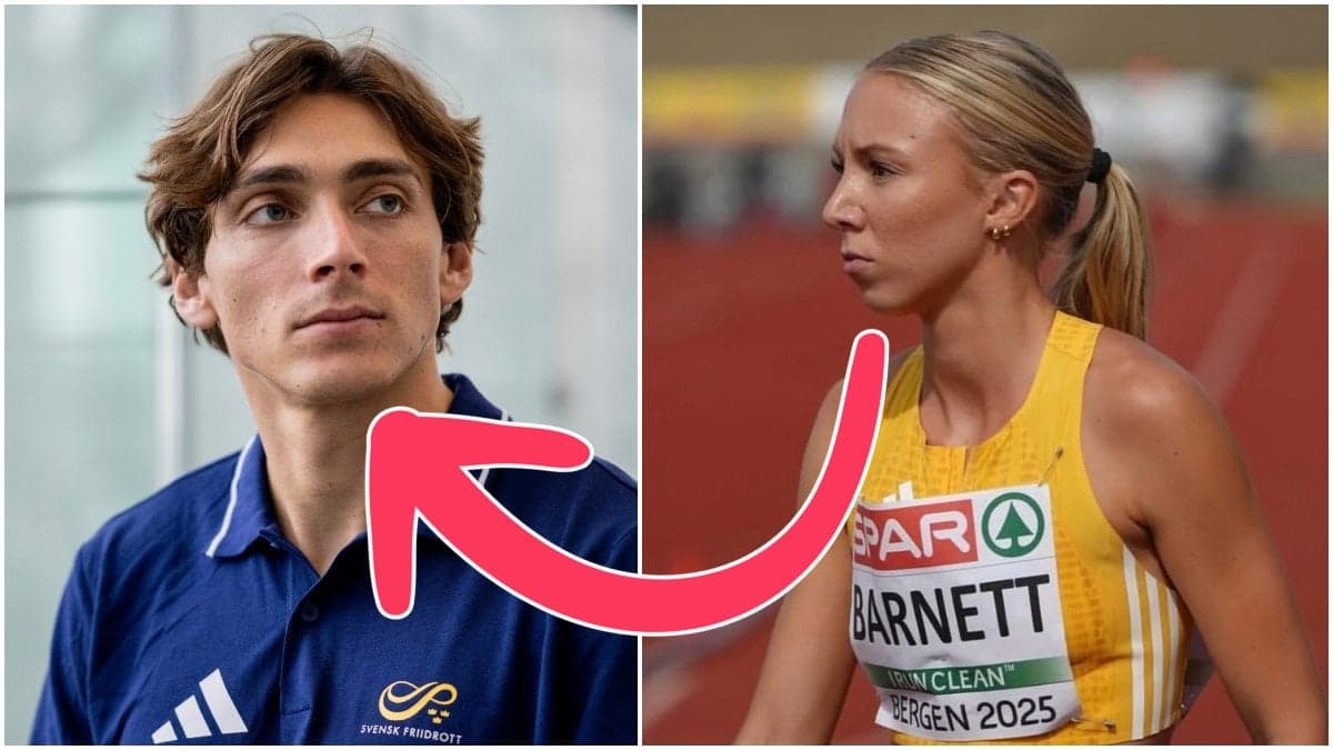 Mondo Duplantis och Mia Barnett