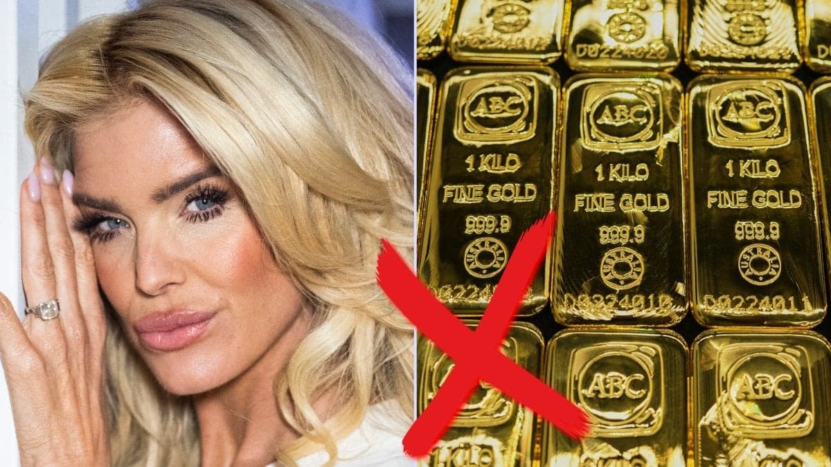 Victoria Silvstedt, guldtackor.