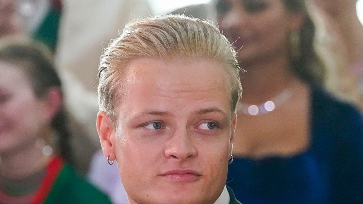 Marius Borg Høiby under en gala.
