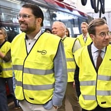 Jimmie Åkesson, Ulf Kristersson, Ebba Busch, Simona Mohamsson