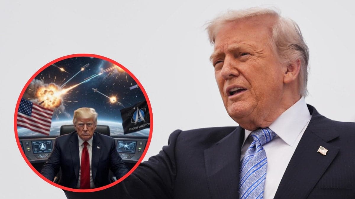 Donald Trump vinkar