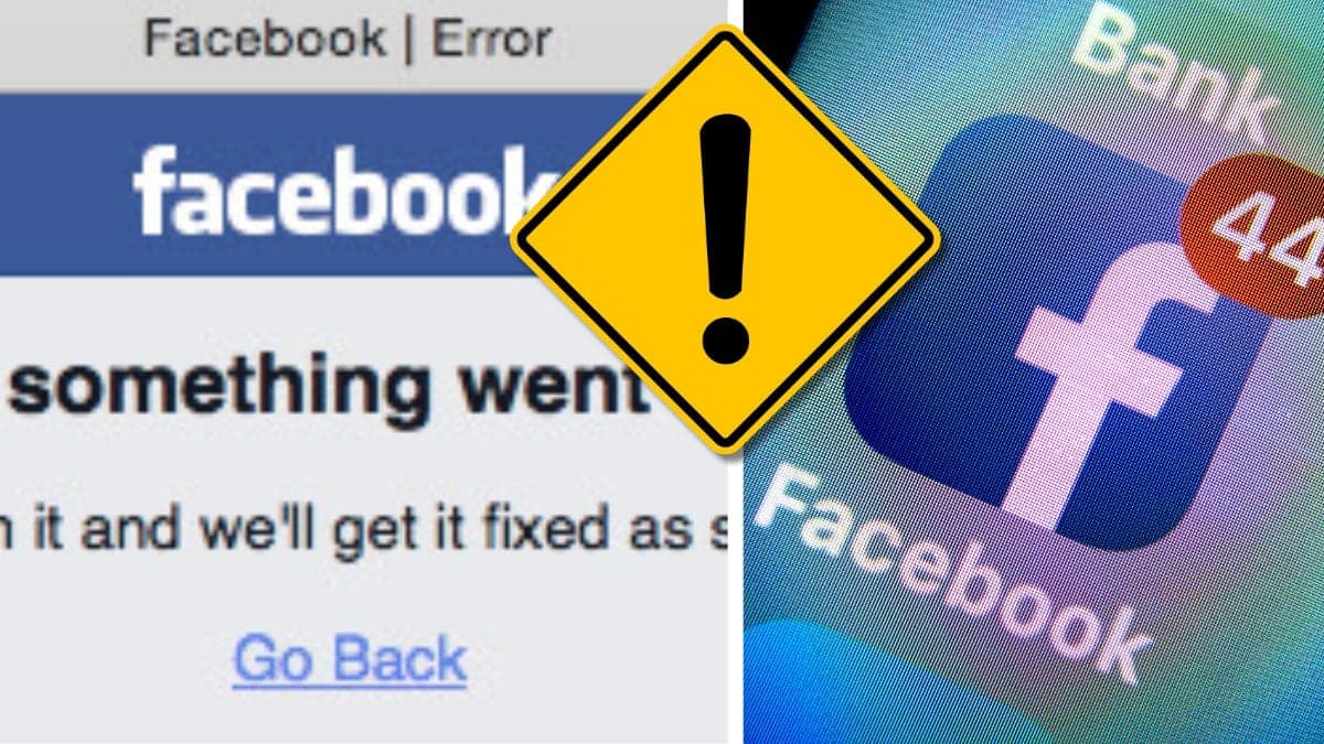 Facebook och appen.